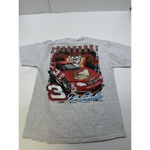 Vintage Dale Earnhardt Shirt NASCAR Racing Looney Tunes Taz 2000 Mens Large Gray